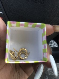 10k gold earrings for infant/toddler