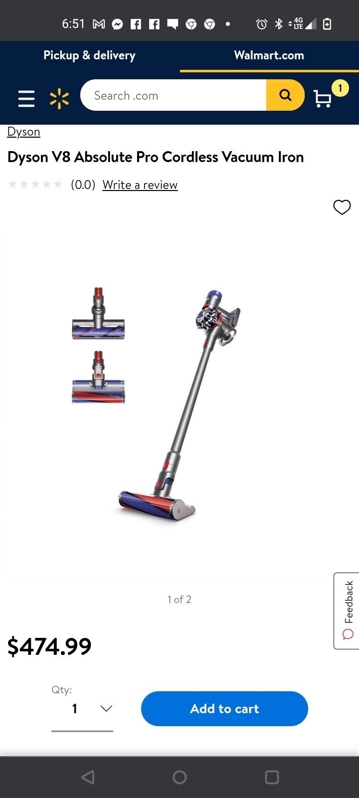 Dyson V8 Brand New Cordless Vacuum