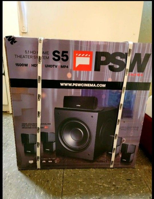 Surround Sound Theater System Bass