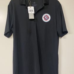 New England Revolution Adidas MLS Soccer Polo Shirt NWT Size Medium Brand new with tags  Authentic adidas 