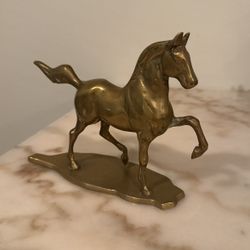 Vintage MCM Brass Horse Statue Figurine