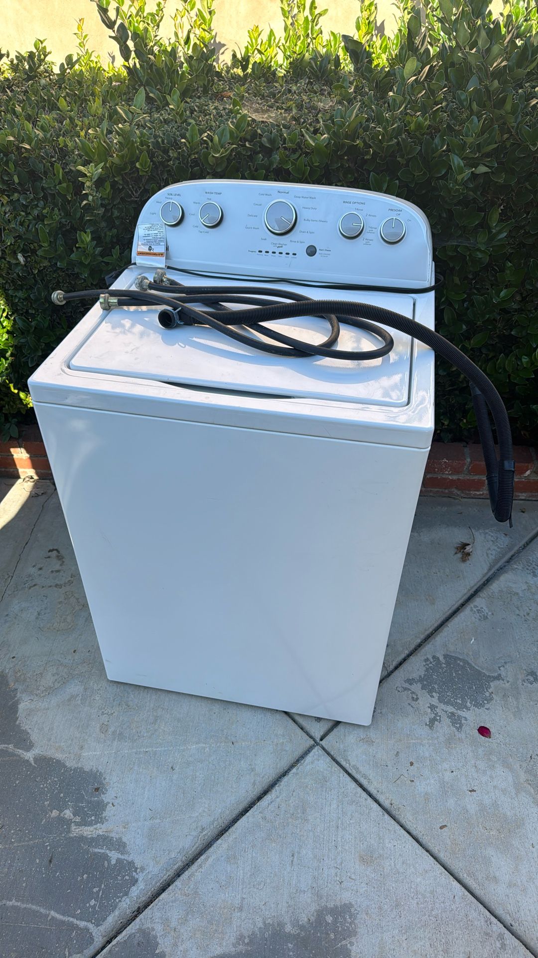Whirlpool Deep Water Wash 3.5-Cu. Feet High Efficiency 