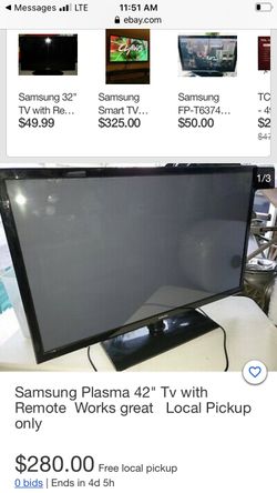 Large plasma I believe it is bigger than 42”