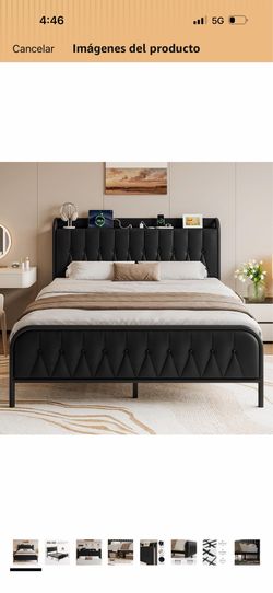 King size base and mattress