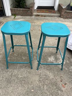 Pier one turquoise stools
