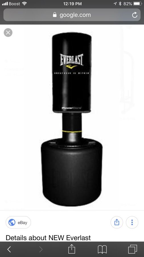 Everlast Free Standing Punching Bag For Sale In Milwaukie