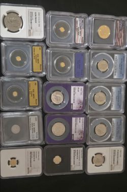 Graded Coin Collection Gold and Platinum – NGC, PCGS, ICG – Estate Collection