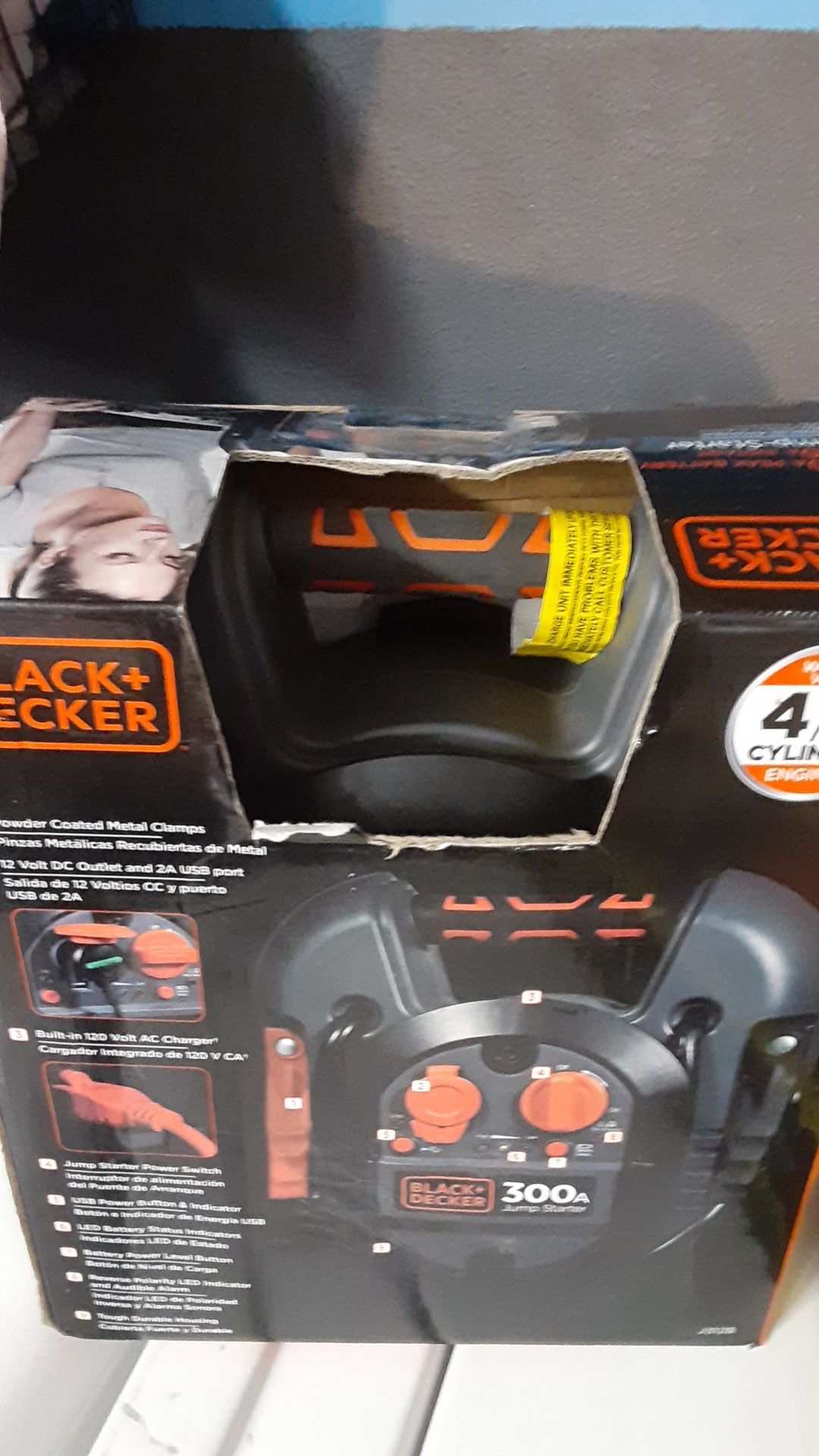 New Black and decker jump starter