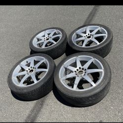 4 — 215/45r17 5x100 5x3.94 5x114.3 5x4.5 Celica Matrix Prius Corolla Impreza Wrx Wheels Rims Tires!!!