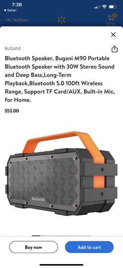 Bugani M90 Bluetooth Speaker