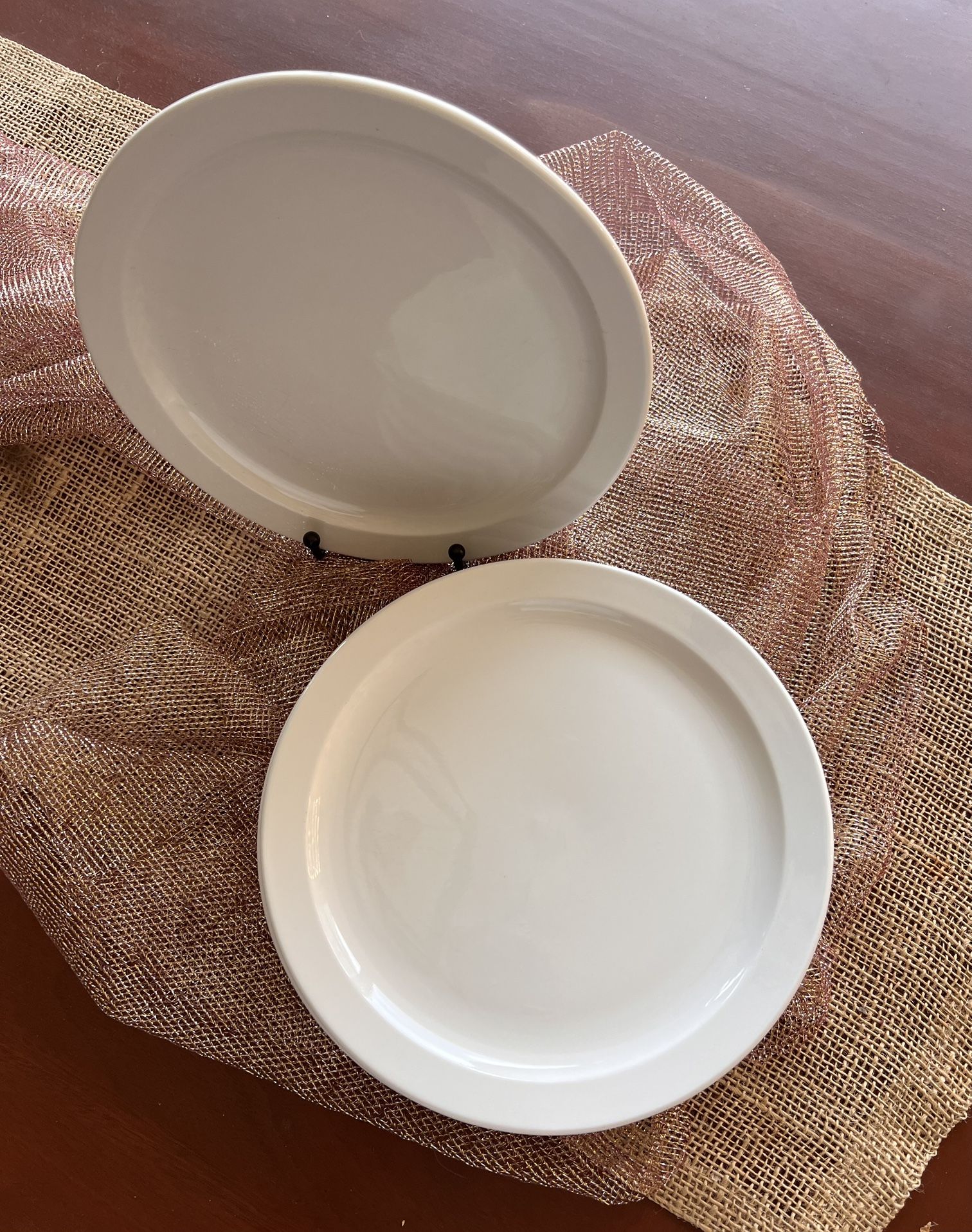 9inch White Dinner Plates