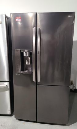 LG Side-by-Side Stainless Steel Fridge
