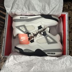 Air Jordan 4 Retro White Cement 2025