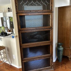 Oak Barristers Bookcase 