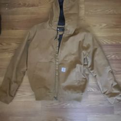 Tan Carhartt Jacket Size Small Men