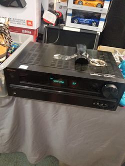 Onkyo receiver with remote model tx-sr309