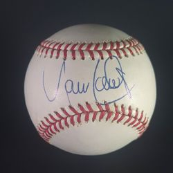 Mark Lewis Signed Baseball Cleveland Indians Giants Reds OAL Bobby Brown Ball IP