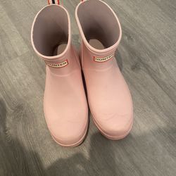 Pink Rain Boots 