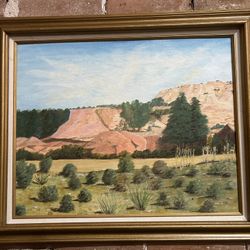 Vintage Original Oil Painting From Albuquerque NM