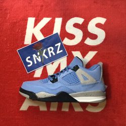 Nike Air Jordan 4 University Blue PS Pre School