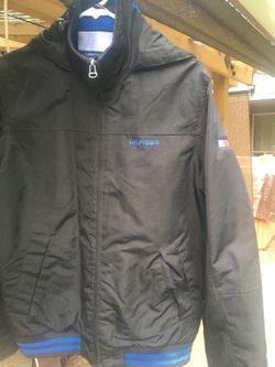 Black and blue Tommy Hilfiger jacket men’s Size S