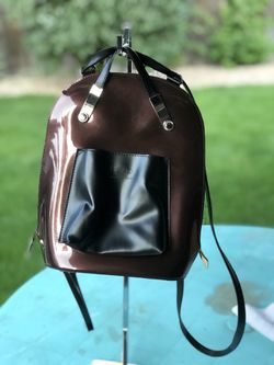Beijo Brown Patent Leather Backpack for Sale in Denver, CO - OfferUp