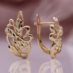 585 Rose Gold TRENDY Earrings