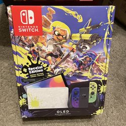 Nintendo Switch OLED Splatoon Limited Edition New