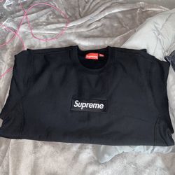 supreme box logo crewneck (fw18)