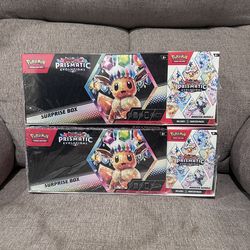 Prismatic Evolutions surprise box & booster bundle