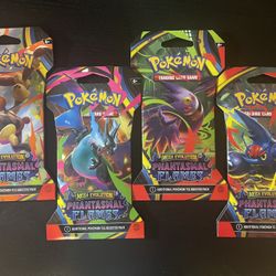 Pokemon TCG - Phantasmal Flames Sleeved Booster Packs