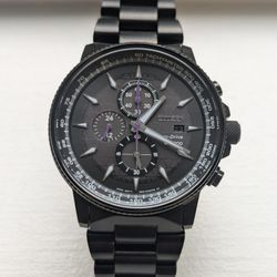 Citizen Black Panther Eco-Drive Men's Watch 