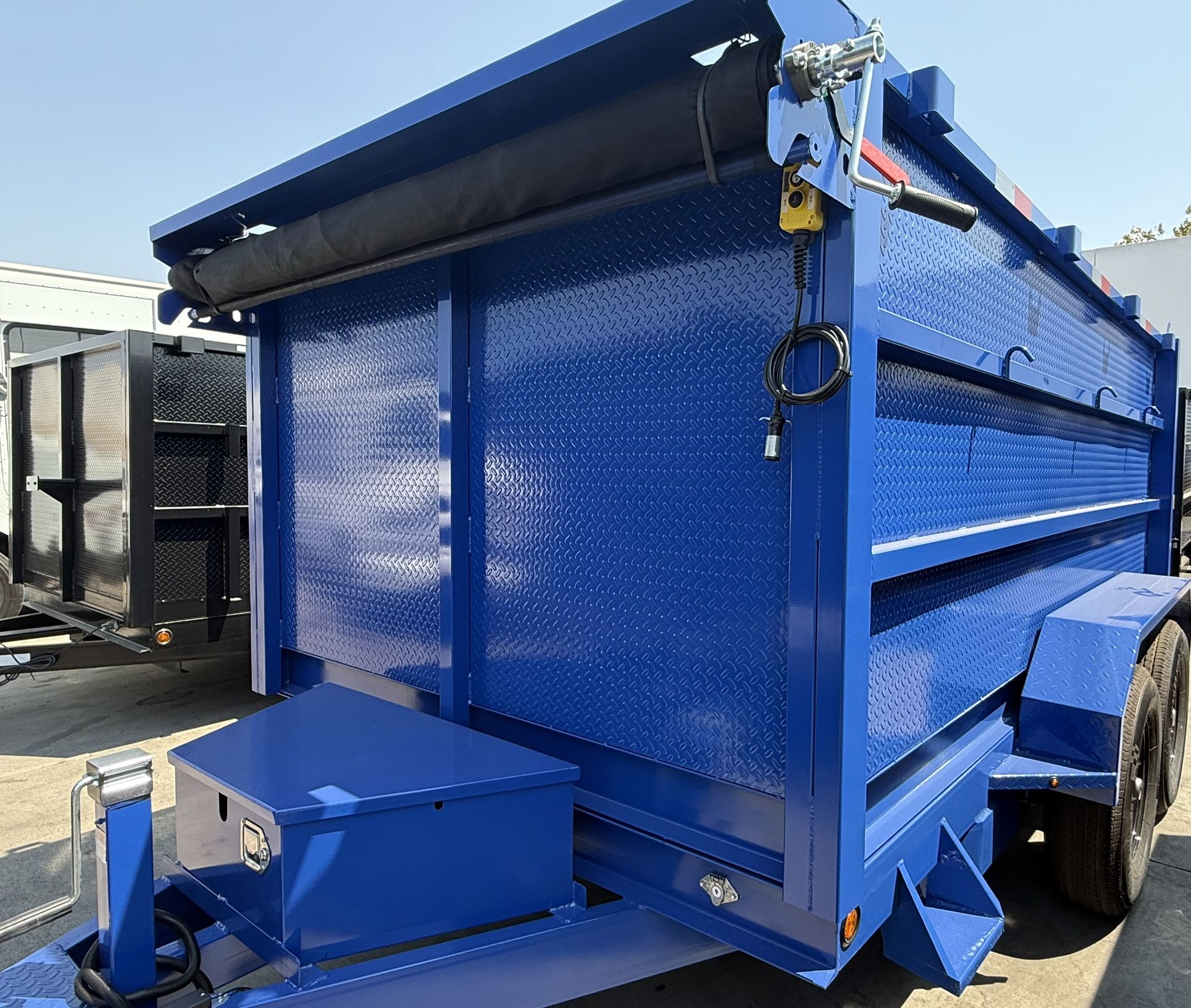 New Scissor Lift 8x4x14 Hydraulic Dump Trailer with all Extras 🏆