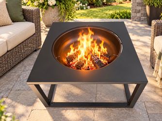 Brand new fire pit for wood