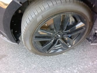 Car Wheel with Tire and Alloy Rim