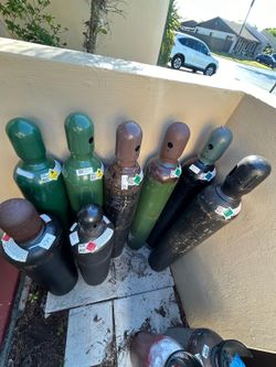 ARGON OR ARGON MIX WELDING TANKS