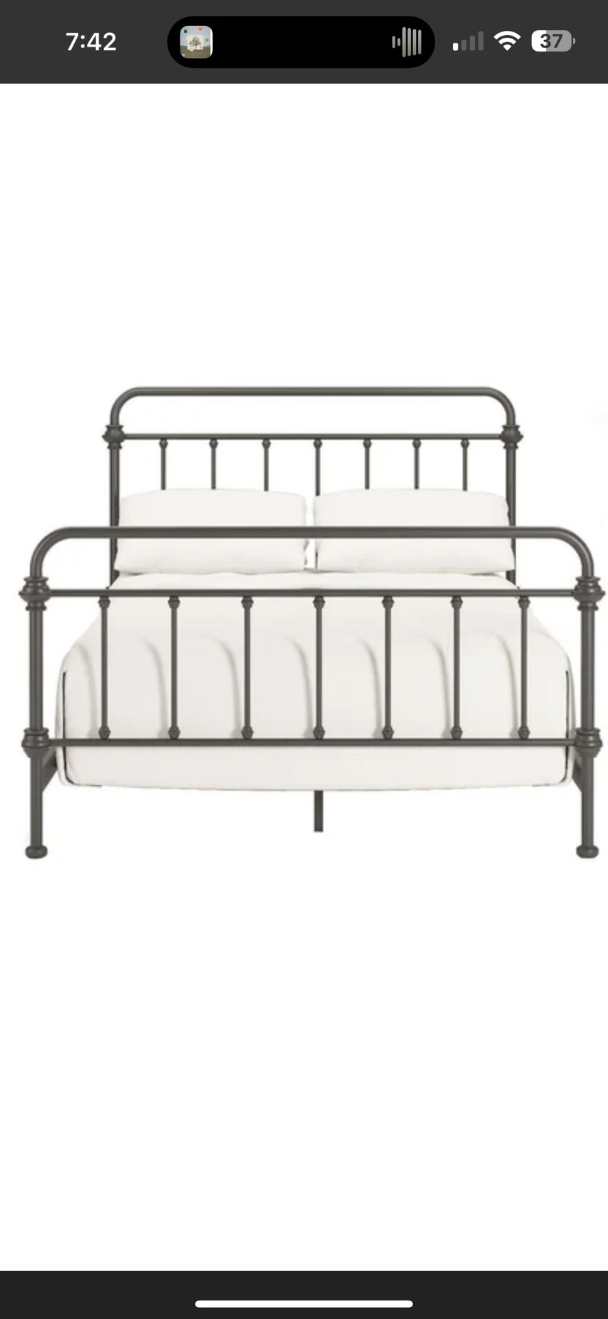 Full Metal Bed Frame