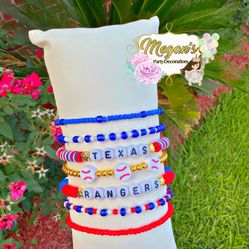 Texas Rangers Bracelets