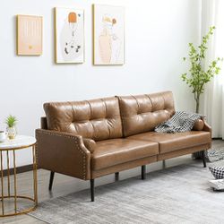 Used Faux Leather Couch