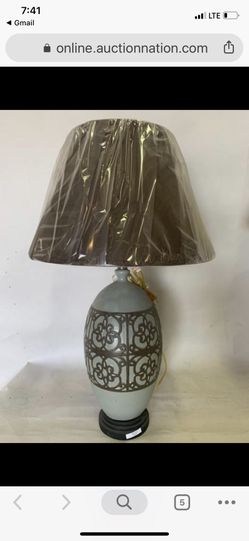 Modern Ornate Designed Table Lamp With Metal Bodied (30.25")