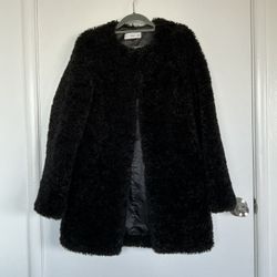 Mango Faux Fur Coat 