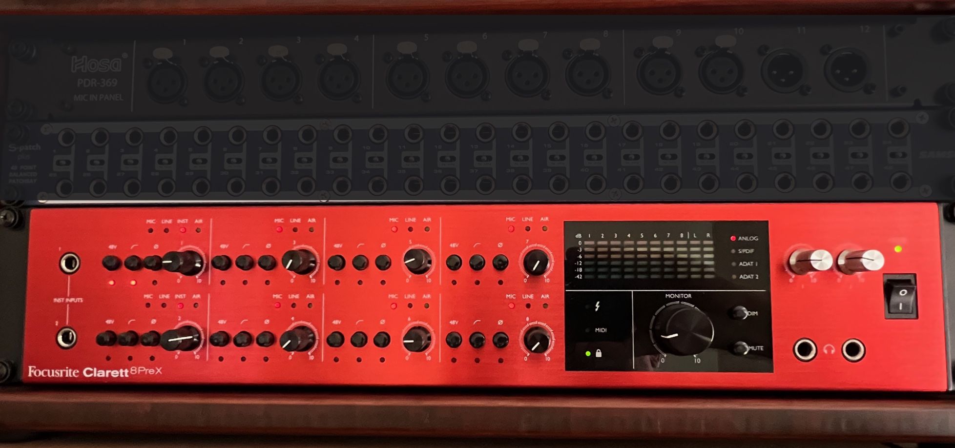 Focusrite Clarett 8Pre X Thunderbolt Audio Interface & ADAT Expander