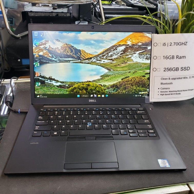 Laptop Dell Intel Core i5 2.70GHZ  | 16GB Ram | 256 GB SSD |