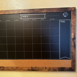 Chalk Marker Calendar 