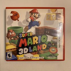 Super Mario 3D Land (Yes it’s still available)