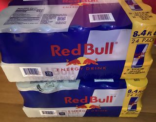 2  24pack 8.4 fl oz RedBulls 