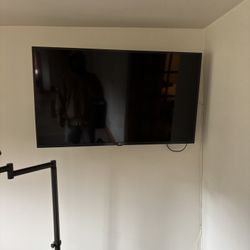 43” LG Smart TV and Wall Mount