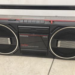 Magnivox D8040 Vintage Boombox + Hitachi TRK-W3W VTG Boombox /Japan Made/ ‘80’s