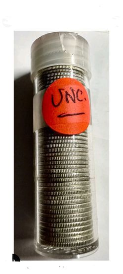 Beautiful roll of 50 silver dames 1964 P & D.