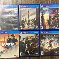 Ps4 Games Bundle Kingdom Hearts Darksiders 3 Division Infamous 2 Mafia Medievil